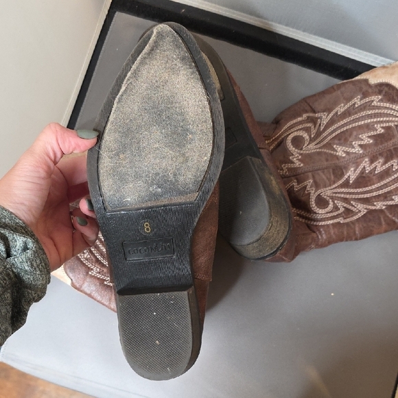Size 8 Coconuts Cimmaron Western Cowboy Boots - Picture 5 of 8